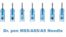 50/100pcs Bayonet Cartridge Needle for Dr Pen M8S /A8S/ A9/ A11 Derma Pen Replacement Tip 12 24 36 42 Round Nano