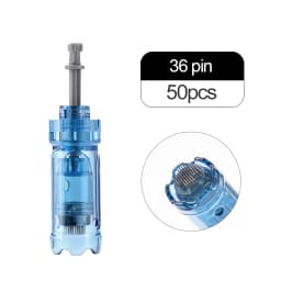 50/100pcs Bayonet Cartridge Needle for Dr Pen M8S /A8S/ A9/ A11 Derma Pen Replacement Tip 12 24 36 42 Round Nano