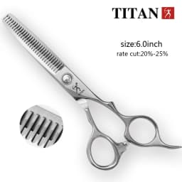 Titan Professional Hairdressing Scissors Hairdresser's 6.0 Inch VG10 Stainless Steel Cut Thinning Barber Tool