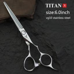 Titan Professional Hairdressing Scissors Hairdresser's 6.0 Inch VG10 Stainless Steel Cut Thinning Barber Tool