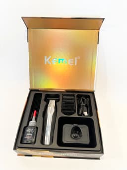 Kemei Hair Trimmer Professional Hair Clipper Electric Haircut Machine Rechargeable Hair Clipper 0 MM Trimmer for Men KM-3023-702