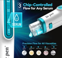 10Pcs Dr Pen H6 Cartridge Round Nano 18 Pin 36 Pin 42 Pin 0.25mm H6 Microneedling Pen Replacement Parts Needle Kits