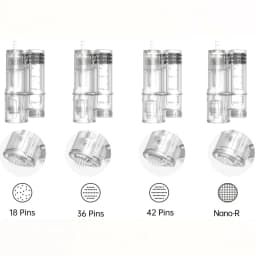 10Pcs Dr Pen H6 Cartridge Round Nano 18 Pin 36 Pin 42 Pin 0.25mm H6 Microneedling Pen Replacement Parts Needle Kits