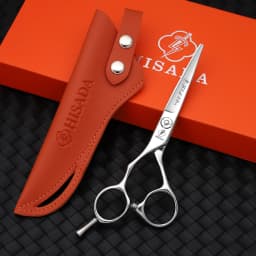 HISADA Left Hand Hair Scissors 5.5 inch Barber Shop Exclusively for Hairstylists VG10 Material Barber Tools