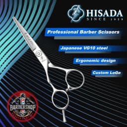 HISADA Left Hand Hair Scissors 5.5 inch Barber Shop Exclusively for Hairstylists VG10 Material Barber Tools