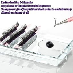 Wholesale 5PCS UV GLUE Adhesive Eyelash Extensions 6ml Black UV Eyelash Glue Fast Drying Strong Long Lasting False Lash Supplies