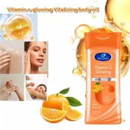 2PCS 200ml DR.DAVEY VITAMIN C Body Oil Body Skin Care Oil Moisturizing Hydrating Care Suitable for All Seasons Body Face Hand
