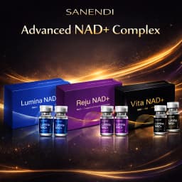 5 In 1 NAD+ Blue Copper Peptide Serum Hyaluronic Acid Vita Essence Smoothing Hyadration Der.pen Kit Liquid Korean Skin Care Set