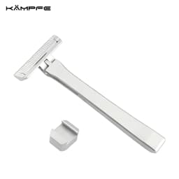 KAMPFE Vintage CNC Aluminum Half DE Blade Razor Single Edge Manual Shaving Classic Metal ShaverSmooth Shave Gift for man
