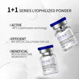GHK-Cu 99% Blue Copper Peptide Freeze-Dried Powder 60/200mg Anti Wrinkle Plump Firm Skin Fade Lines Repair Barrier Set