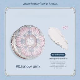 Flower Knows Knight Unicorn Cloud Powder Strawberry Cupid Pressed Powder Matte Soft Focus Oil Control Holding Powder