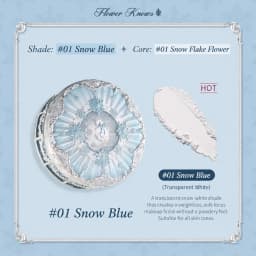 Flower Knows Knight Unicorn Cloud Powder Strawberry Cupid Pressed Powder Matte Soft Focus Oil Control Holding Powder