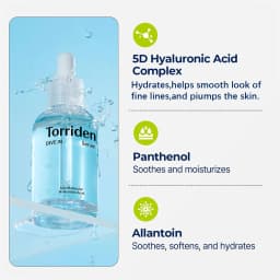 Torriden DIVE-IN Low-Molecular Hyaluronic Acid Serum 50ml,Refreshing & Non-Sticky,Korean Skincare,K-Beauty,Korean Makeup