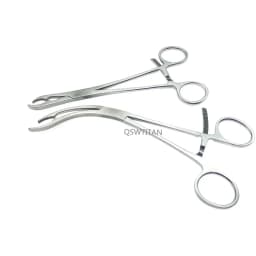 Ankle Bone Holding Forceps Straight Curved Orthopedics Instruments Bone Surgical Forceps