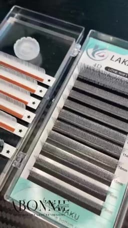 LAKANAKU 6 Trays 4D W Shape Eyelash Extensions Volume Ingles Fans Cilios W Shaped Natural Soft Fio 4W Lashes