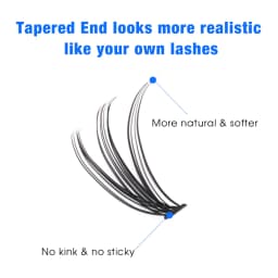 Wendy Lashes 10/20pcs/Lot Cluster lashes 3 Rows 10D/20D/30D/40D Bundles Natural Style Individual Eyelashes Handmade Supplier
