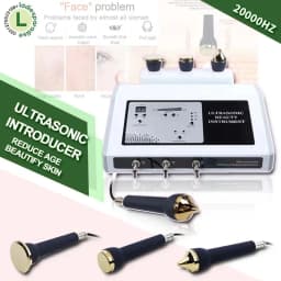 2026 The New Portable Ultrasound Machine 1 MHZ Therapy Skin Care Ltrasonic Facial Machine Anti Aging Face Body Massager