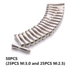 HONGZHAN Removable Finger Rest FOR Hairdressing Scissors Accessories 50pcs/100pcs/500pcs M3.0/2.5*0.5mm Tail Salon Shear Parts