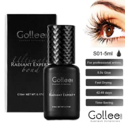 Gollee Classic Black Natural Eyelash Lifting Perm Treatment Makeup Set Lash and Brow Tinting Kit Easy For Beginner at Home