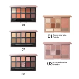 Carslan 10 Colors Silky Twinkle Comprehensive Eyeshadow Palette Nude Warm Natural Matte Glitter Pearly Eye Shadow Women Makeup