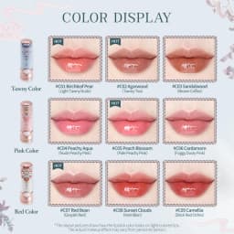 Flower Knows Butterfly Cloud Collar Collection Glossy Lipstick High shine hydrating non-greasy 3.5g