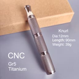 Dscosmetic Knurl 316L Stainless Steel Safety Razor Handle