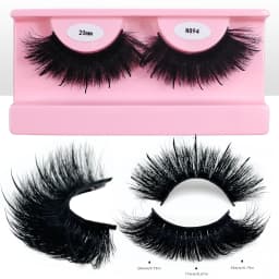 Free Shipping 10Pairs/Pack Fluffy Wispy Natural Strip Lashes With Spikes Wholesale in Bulk Faux Mink Lashes Supplies