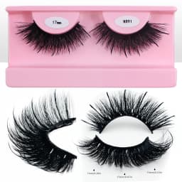 Free Shipping 10Pairs/Pack Fluffy Wispy Natural Strip Lashes With Spikes Wholesale in Bulk Faux Mink Lashes Supplies