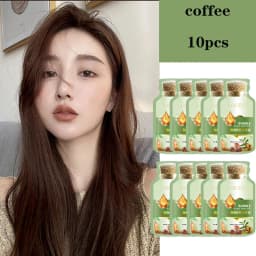 Pure Natural Herbal Hair Dye Shampoo Change Hair Color Cover Gray Hair White Hair Treatment Bubble Plant Hair Dye Hair Care