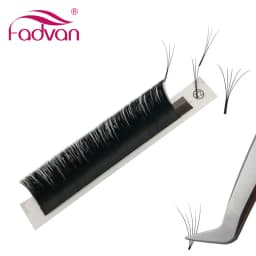 5 cases/Lot Easy Fan Lashes Blooming Faux Mink Eyelashes Fadvan Auto-fan Eyelash Extension DIY 3d/4d/5d/10d Russian Volume Fans