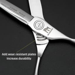 6.2 Inch Professional Hair Cutting Scissors, Japanese VG10 Steel Shears for Hairdressers, High Quality Barber Shop Accessories