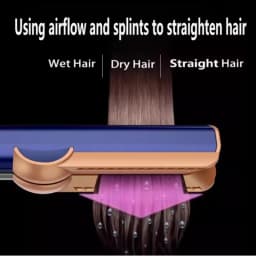 Portable Ion Hair  Dryer and  Straightener  Lightweight Travel Styler  Dry and Straighten Hair at Home Salon or On The Go