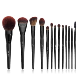 Jessup Makeup Brushes set,13/16/21pcs Premium Synthetic Big Powder Brush Foundation Concealer Eyeshadow Liner Wooden T271