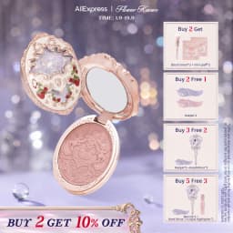 Flower Knows Strawberry Rococo Series Embossed Blush 5g Blush Powder