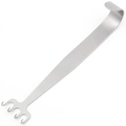 Stainless Steel Breast Plastic Retractor Double Head Four Claw Blunt Rake Retractor Breast Augmentation Instrument Tool