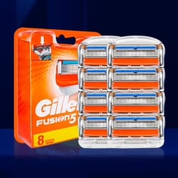 Gillette Fusion 5 Razor Blade 5 Layers Safety Manual Shaving Head Replacement Beard Shaver Refills Cassettes for Man Face Care