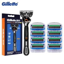 Gillette Fusion 5 Proglide Power Razor Manual Shaver Flexball Beard Precision Clean Safety Straight Shaving Machine for Man