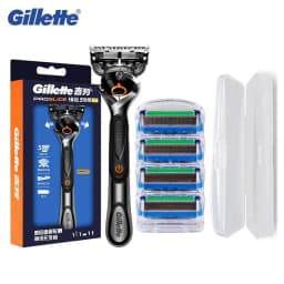 Gillette Fusion 5 Proglide Power Razor Manual Shaver Flexball Beard Precision Clean Safety Straight Shaving Machine for Man