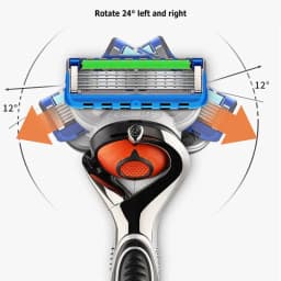 Gillette Fusion 5 Proglide Power Razor Manual Shaver Flexball Beard Precision Clean Safety Straight Shaving Machine for Man