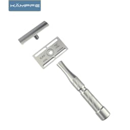 KAMPFE CNC Stainless Steel Manual Safety Razor Professional Double Edge Shaving Razor Traditional Men's Grooming Tool for man
