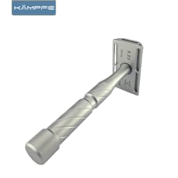 KAMPFE CNC Stainless Steel Manual Safety Razor Professional Double Edge Shaving Razor Traditional Men's Grooming Tool for man
