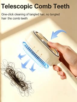 Wet Electrics Hair Brush with Water Spray Rechargeable Steam Hair Straightener for Both Long & Short Hairs anti Frizz Hair Brush
