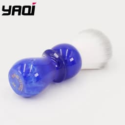 Yaqi 24mm Arctic Sky Deep Blue Handle Men's Shaving Brush Beard Brush
