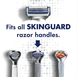 Original Gillette SkinGuard Men's Razor Blade Refill 2 Layers for Sensitive Skin Beard Shaving 2-12PCS Replacement Shaver Heads