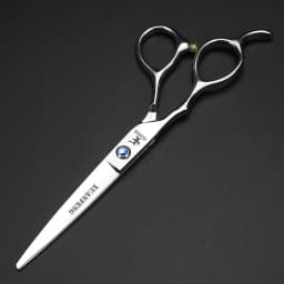 Left Hand 6-Inch Black Hair Scissors, Japanese 440C Steel Cutting Scissors and Thinning Scissors in Various Specifications