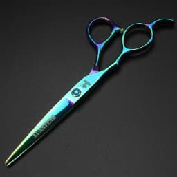 Left Hand 6-Inch Black Hair Scissors, Japanese 440C Steel Cutting Scissors and Thinning Scissors in Various Specifications