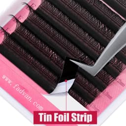 Fadvan 10Pcs/Lot YY Shape Eyelash Extension Curl C/D Wholesale Double-tips Y Shaped Eyelashes Natural Mink Lashes Supplies