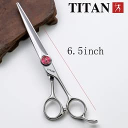 TITAN Professional Hairdressing Scissors Barber Cutting Thinning Hair Tool VG10 Steel 6.0, 6.5 Inch Salon Cut Tools