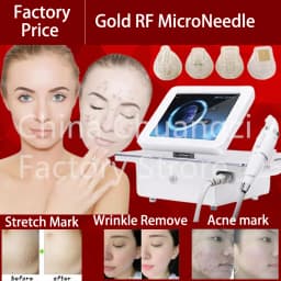 Gold Fractional RF Cartridges 64 Pins For Morpheus 8 Fractional Radiofrequency Tips For Facial Body Aesthetic Machine