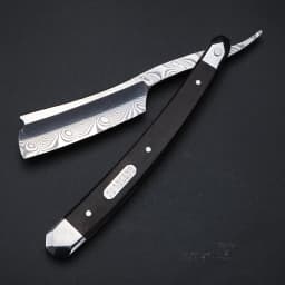 XUANFENG Damascus Steel Folding Razor Hard Steel 110 Layer High Hardness Sharp Straight Razor